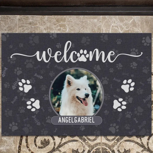 Up to 5 - Upload Your Photo - Personalized Doormat For Your Fur Babies