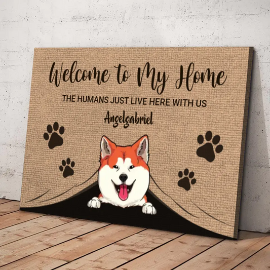 Welcome To My House Canvas
