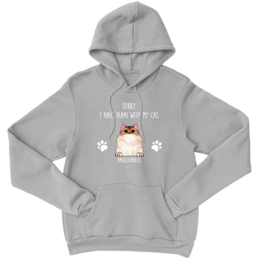 Sorry, I Have Plans With My Cats - Personalized Hoodie For Your Cats