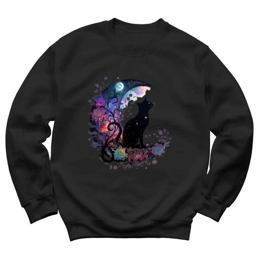 Cat With Floral - Personalized Sweatshirt For Your Cats